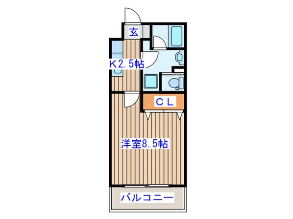 リビングステージ木町通の物件間取画像